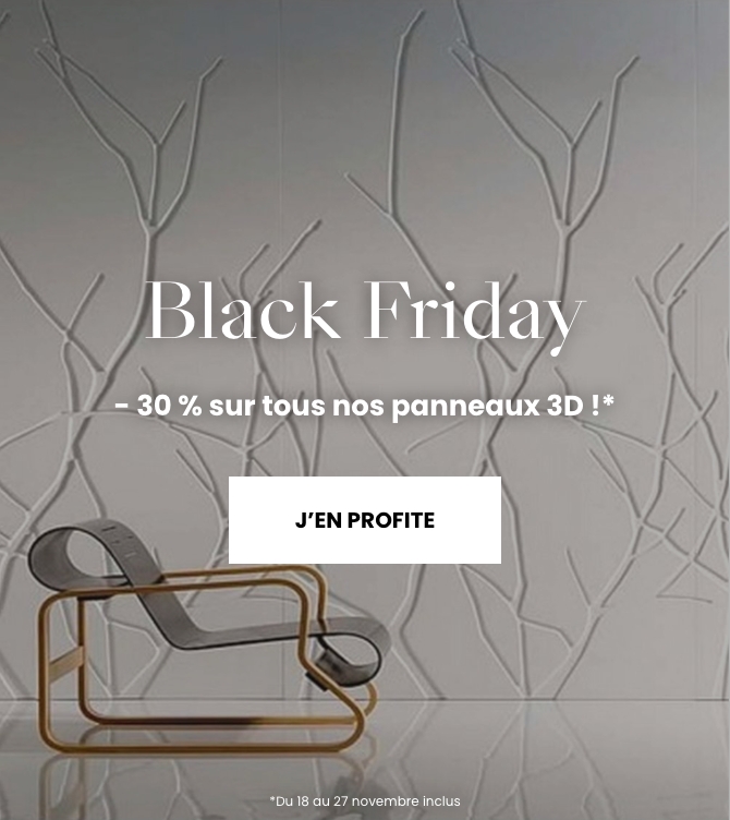 Black Friday 2022 Décors muraux
-30% sur tous nos Panneaux 3D !
Produits 100% Français et sur-mesure
www.decors-muraux.com/5-panneaux-3d
#cuisine #panneaux3d #exterieuretinterieur #separation #decorsmuraux #cloison
#separationajouree #surmesure #photography #decoration #design #architecturedinterieur
#panneau3D #atelier #personnalisable #newproject #habillage #agencement #fabricationfrancaise
#handmade #faitmain #artisanatfrancais #artisanat #madeinfrance #madeforyou #decor #madeinbzh